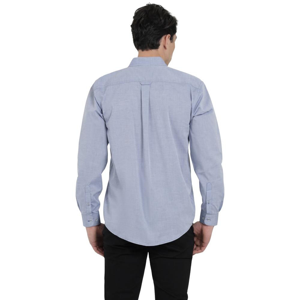 Foto 4 pulgar | Camisa Lee Classic Regular Manga Larga Azul para Hombre