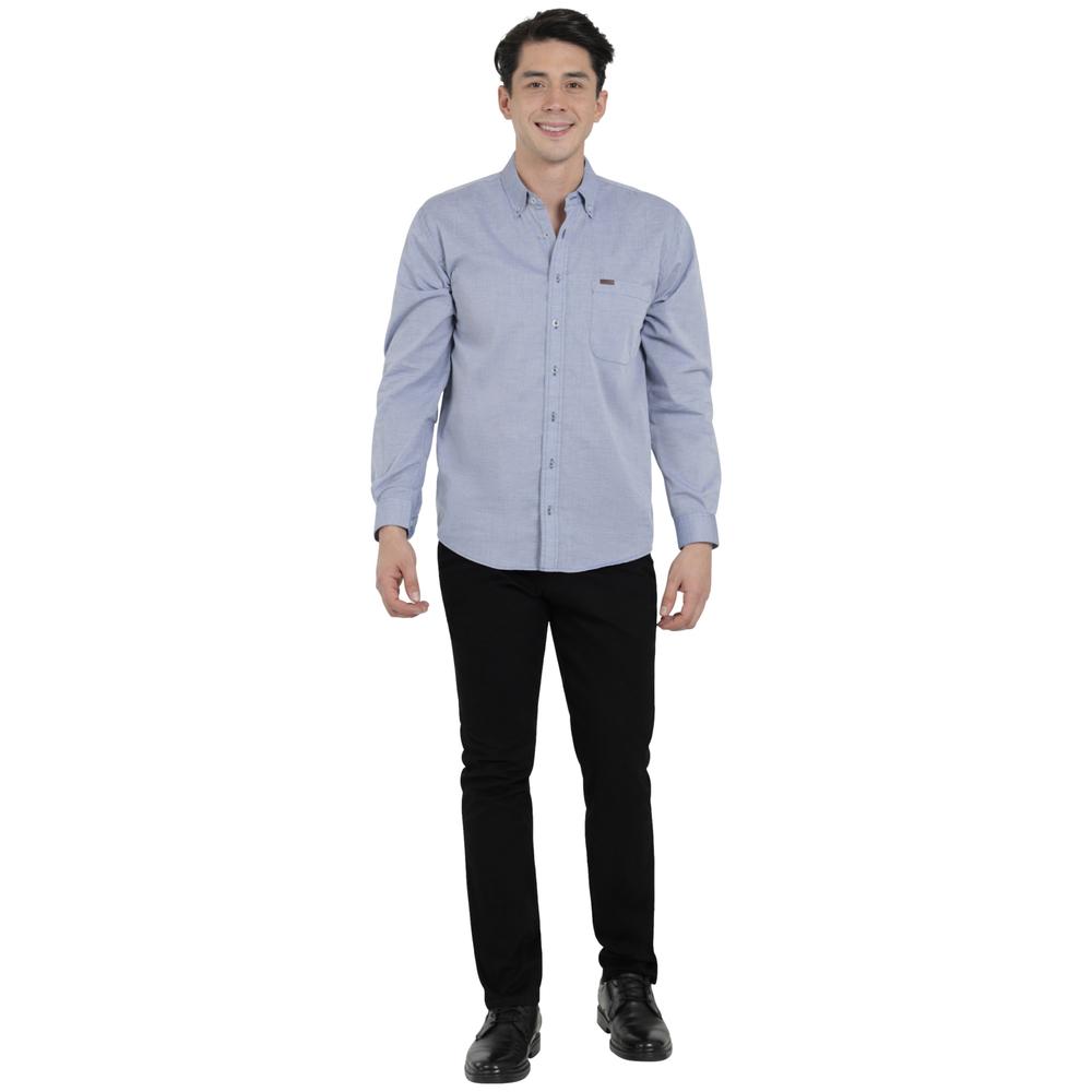 Foto 5 pulgar | Camisa Lee Classic Regular Manga Larga Azul para Hombre