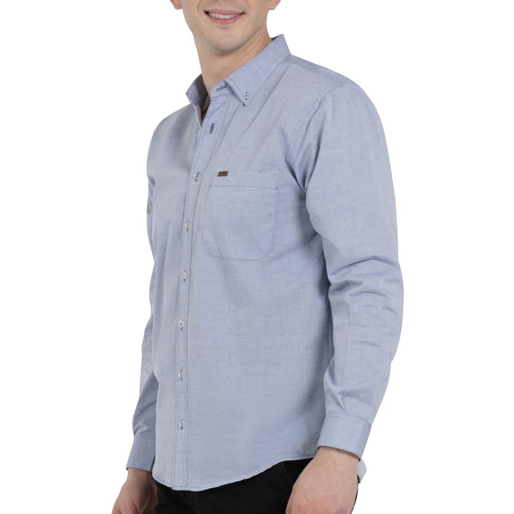 Foto 6 pulgar | Camisa Lee Classic Regular Manga Larga Azul para Hombre