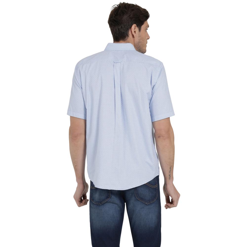 Foto 4 pulgar | Camisa Lee Hombre Classic Regular Manga Corta 693 Azul