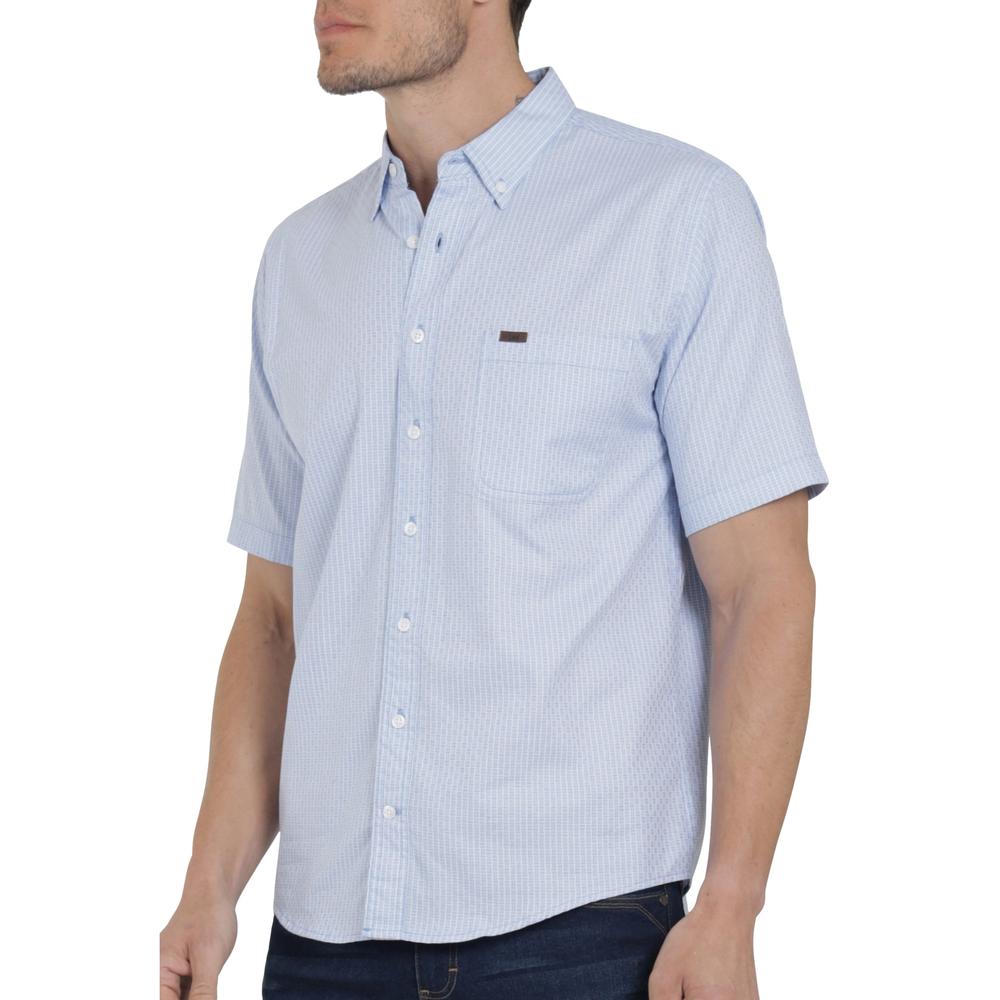 Foto 6 pulgar | Camisa Lee Hombre Classic Regular Manga Corta 693 Azul