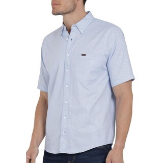 Foto 5 | Camisa Lee Hombre Classic Regular Manga Corta 693 Azul