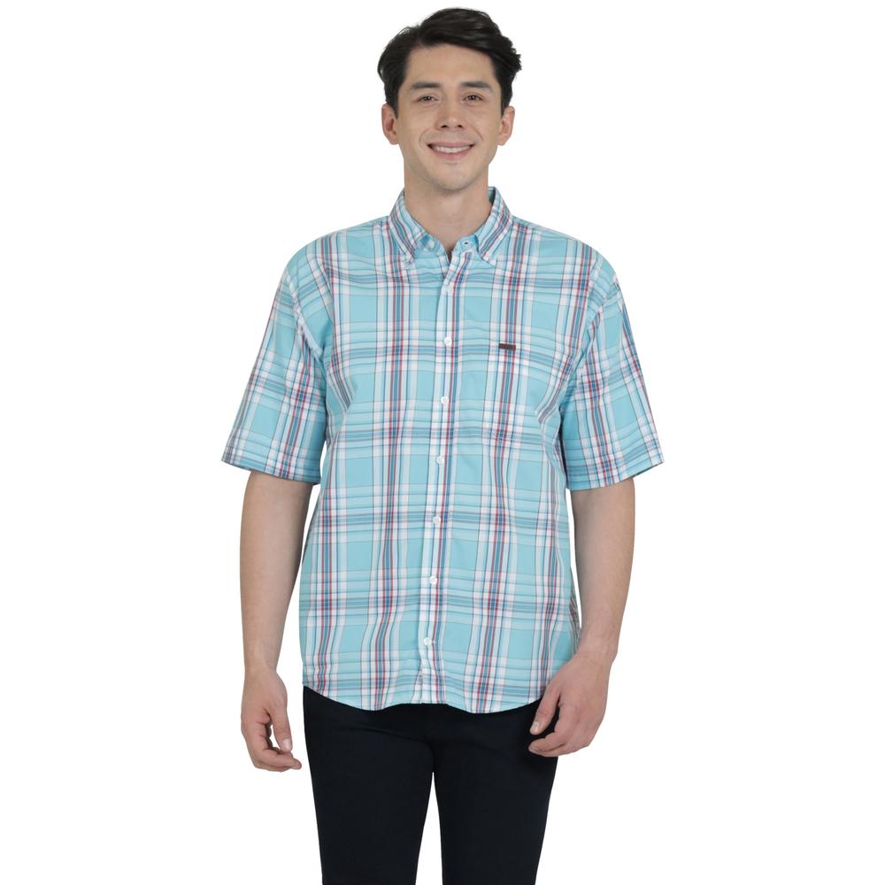 Camisa Lee Hombre Classic Regular Manga Corta 759 Azul