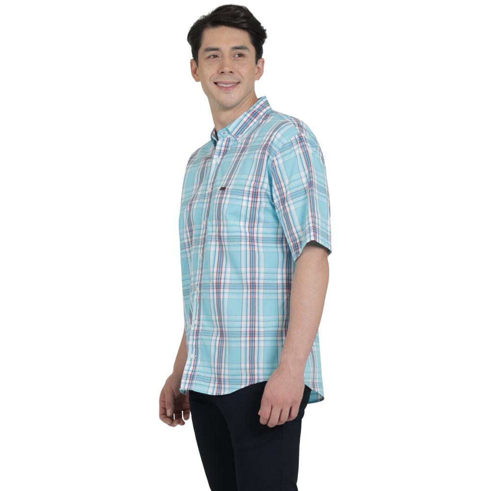 Foto 3 pulgar | Camisa Lee Hombre Classic Regular Manga Corta 759 Azul