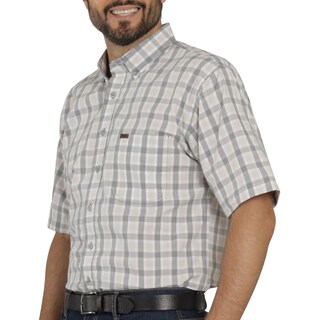 Foto 5 | Camisa Lee Hombre Classic Regular Manga Corta 769 Gris