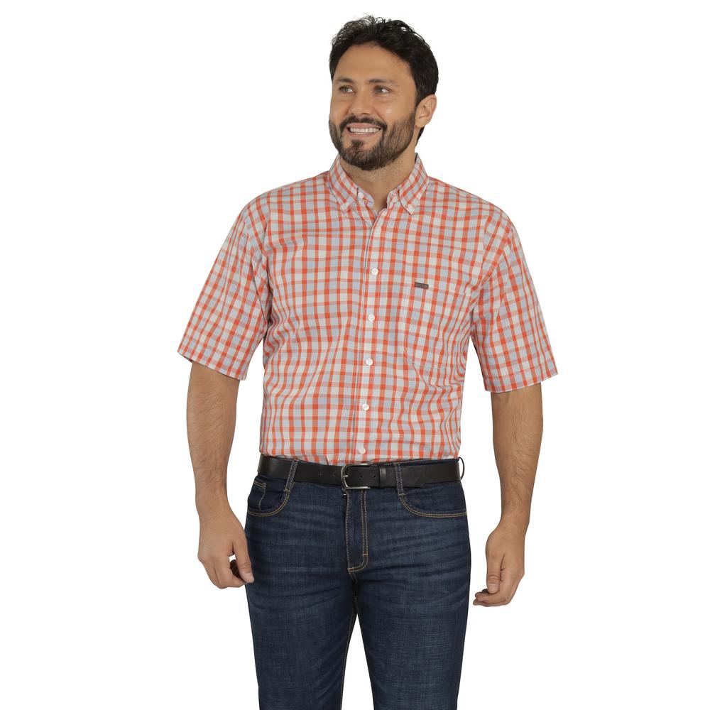 Camisa Lee Hombre Classic Regular Manga Corta 826 Rojo