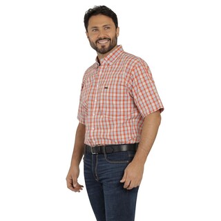 Foto 2 | Camisa Lee Hombre Classic Regular Manga Corta 826 Rojo