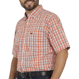 Foto 5 | Camisa Lee Hombre Classic Regular Manga Corta 826 Rojo