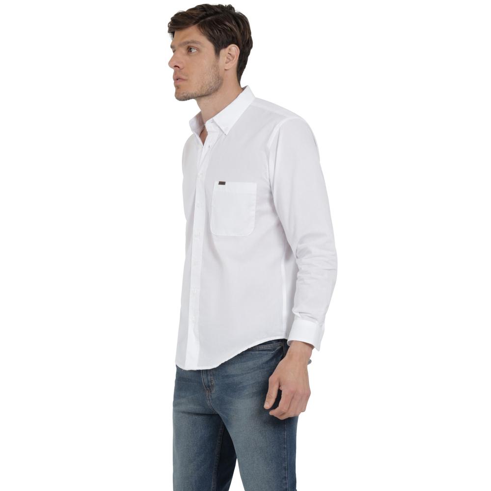 Foto 3 pulgar | Camisa Lee Hombre Classic Regular Manga Larga 721 Blanco