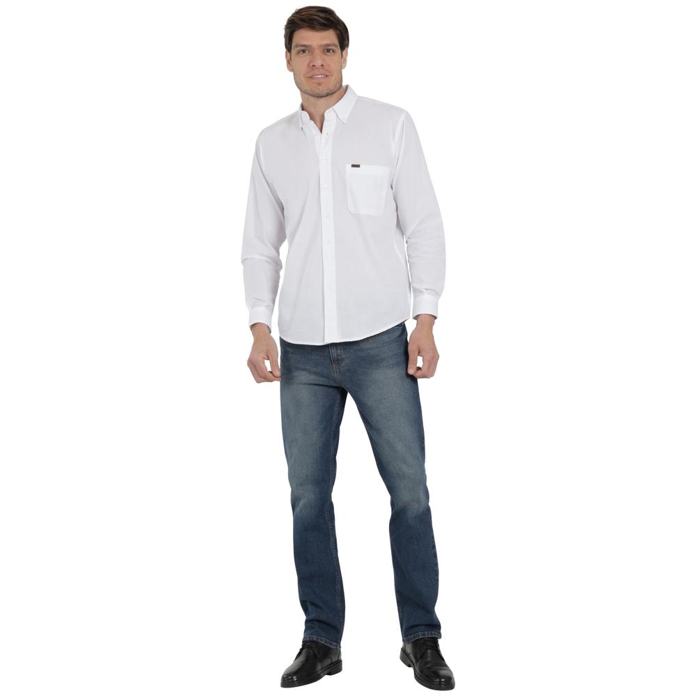 Foto 5 pulgar | Camisa Lee Hombre Classic Regular Manga Larga 721 Blanco