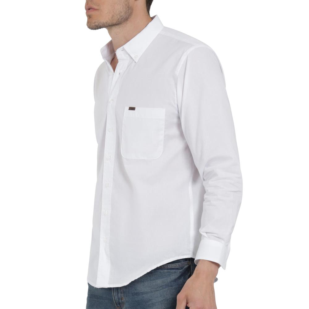 Foto 6 pulgar | Camisa Lee Hombre Classic Regular Manga Larga 721 Blanco