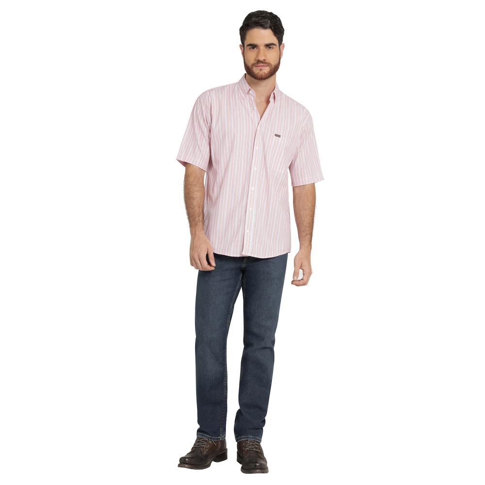 Foto 5 pulgar | Camisa Lee  Classic Regular Manga Corta 829 Rosa para Hombre