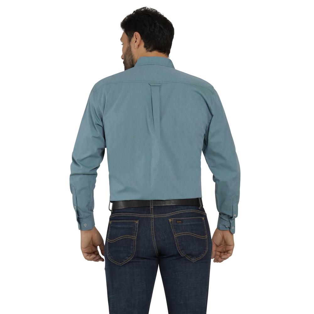 Foto 3 | Camisa Lee Classic Regular Manga Larga 746 Verde para Hombre