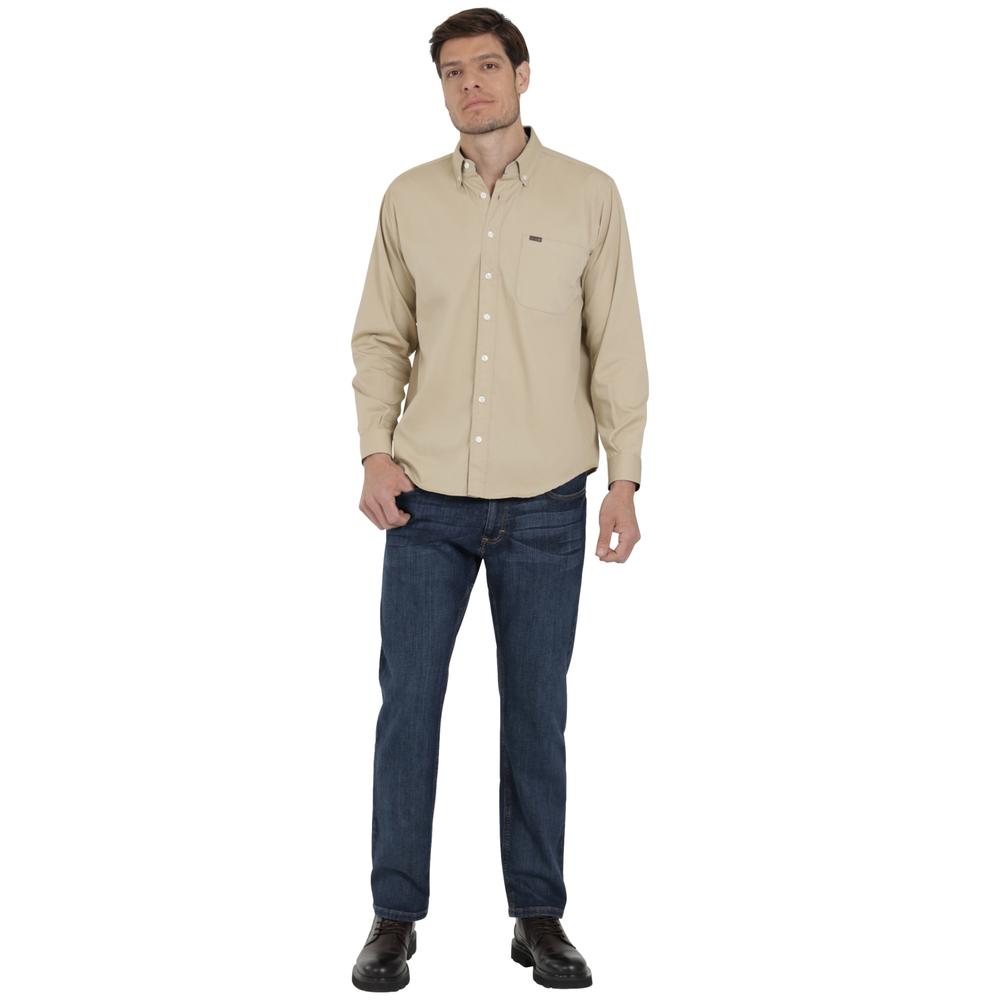Foto 4 | Camisa Lee Classic Regular Manga Larga 634 Café para Hombre