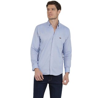 Foto 1 | Camisa Lee Hombre Classic Regular Manga Larga 788 Azul