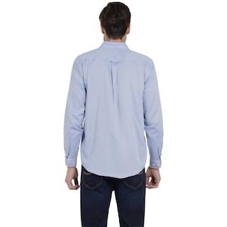 Foto 3 | Camisa Lee Hombre Classic Regular Manga Larga 788 Azul