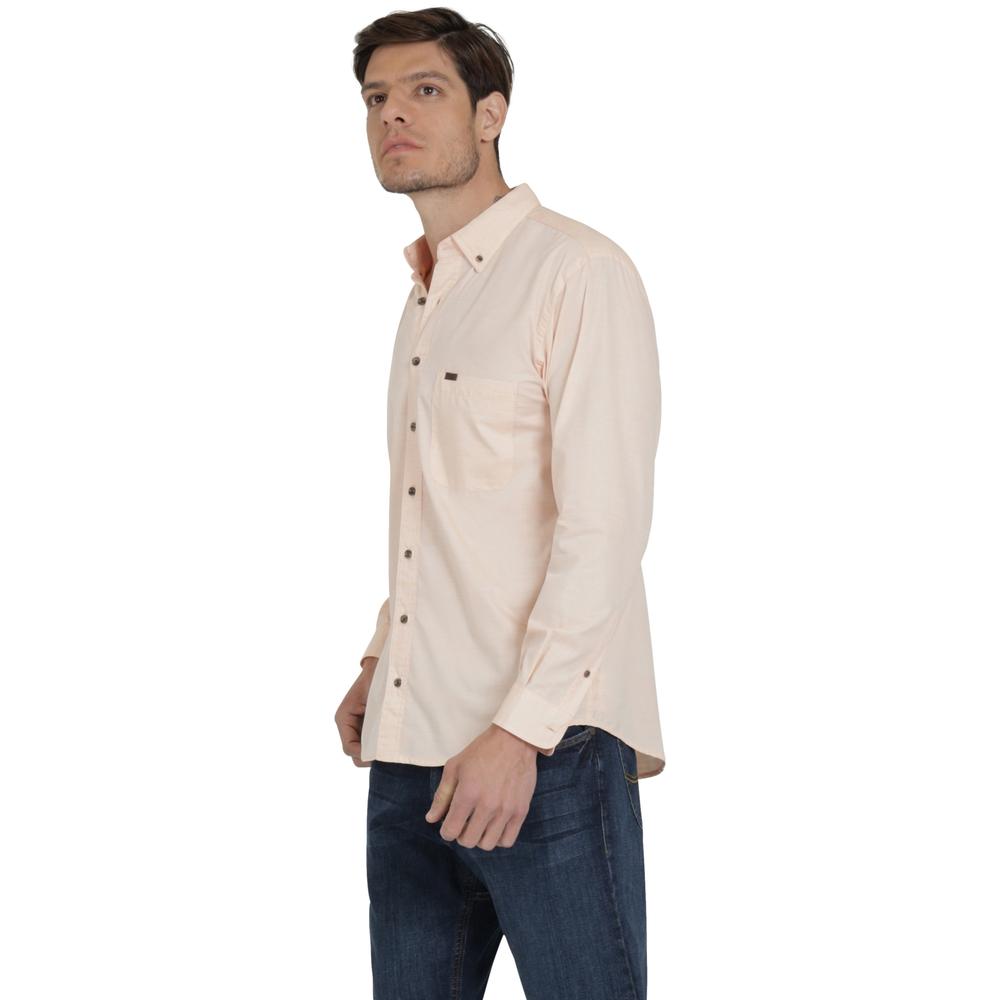 Foto 2 | Camisa Lee Classic Regular Manga Larga 120 Anaranjada para Hombre