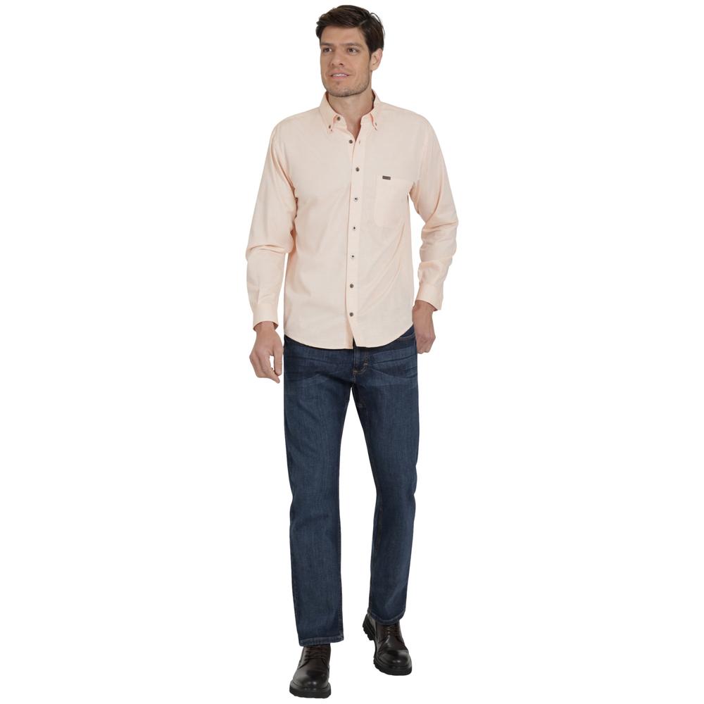 Foto 5 pulgar | Camisa Lee Classic Regular Manga Larga 120 Anaranjada para Hombre