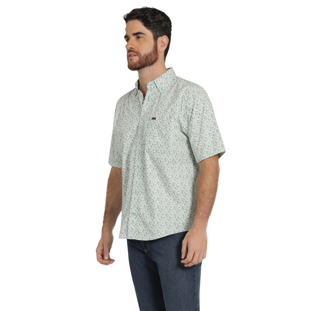Foto 3 pulgar | Camisa Lee Classic Regular Manga Corta 827 Verde para Hombre