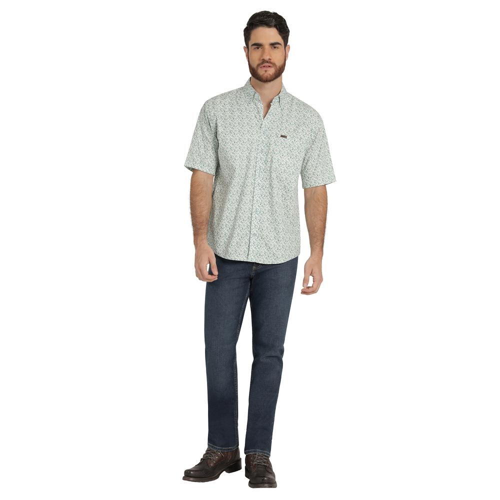 Foto 5 pulgar | Camisa Lee Classic Regular Manga Corta 827 Verde para Hombre