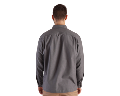 Foto 2 | Camisa Guayabera Rams Cottons Color Gris Alforzada Manga Larga Bordado Para Caballero