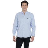 Camisa Lee Classic Regular Manga Larga 821 Azul para Hombre