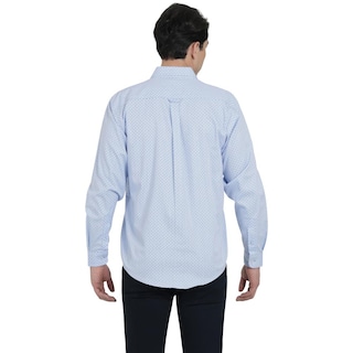 Foto 3 | Camisa Lee Classic Regular Manga Larga 821 Azul para Hombre