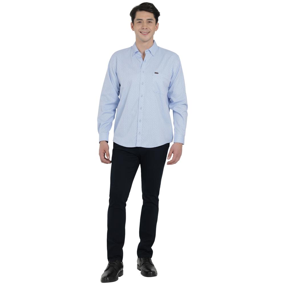 Foto 5 pulgar | Camisa Lee Classic Regular Manga Larga 821 Azul para Hombre