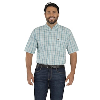 Foto 1 | Camisa Lee Hombre Classic Regular Manga Corta 744 Verde