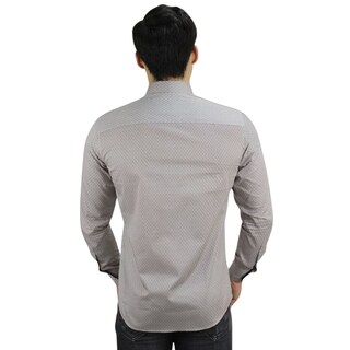 Foto 2 | Camisa Barabas 2b354 Blanco Cafe Para Hombre