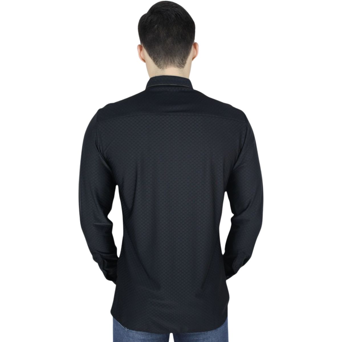 Foto 3 pulgar | Camisa Barabas 2b403 Negra Para Hombre