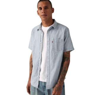 Foto 3 | Camisa Levi’s Standard a Rayas para Hombre