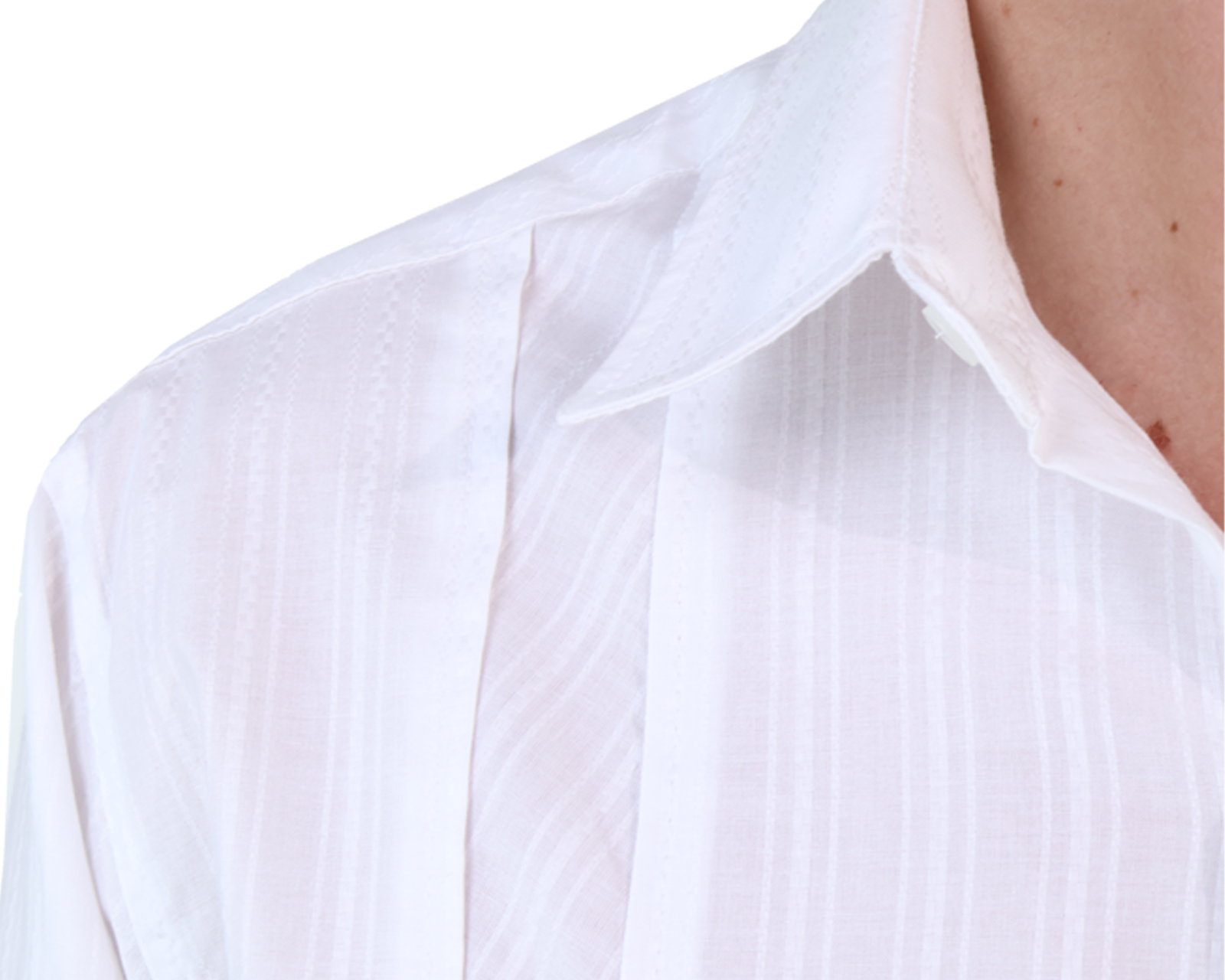 Foto 7 pulgar | Guayabera Blanca Elegante Bordada De Algodón Corte Regular Para Caballero