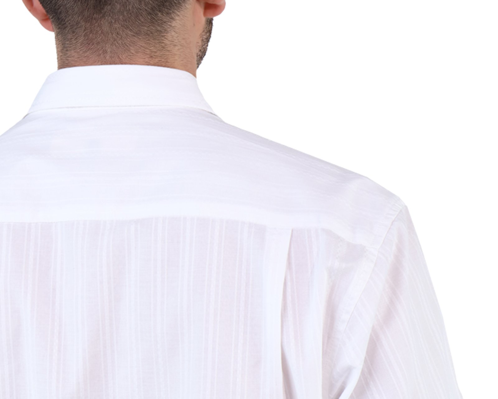 Foto 8 pulgar | Guayabera Blanca Elegante Bordada De Algodón Corte Regular Para Caballero