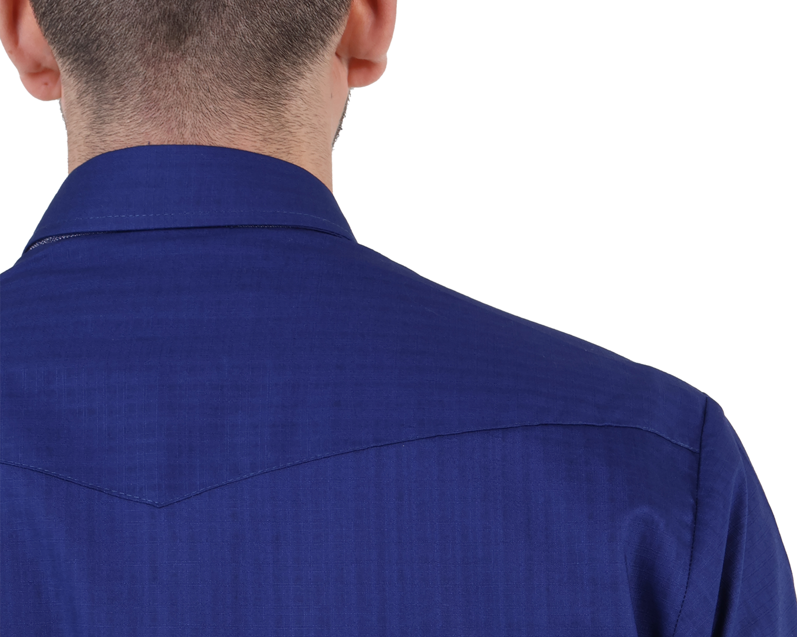 Foto 7 pulgar | Camisa Guayabera Bordada Color Azul Corte Regular De Algodón Para Caballero
