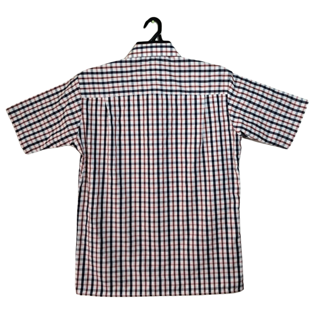Foto 3 pulgar | Camisa Dodobypaco Cuadros Rojo Manga Corta