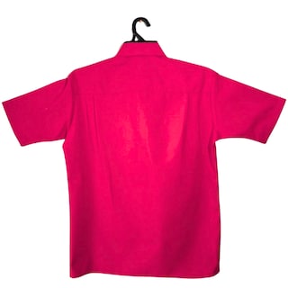 Foto 2 | Camisa Dodobypaco Liso Rojo Manga Corta