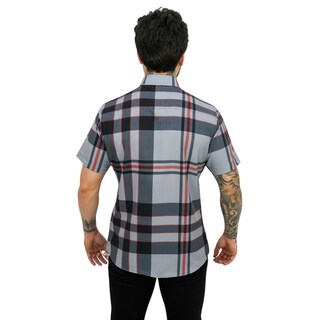 Foto 2 | Camisa Vassari Barabas 3vss01 Gris Para Hombre