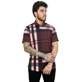 Foto 1 | Camisa Vassari Barabas 3vss01 Tinto Para Hombre