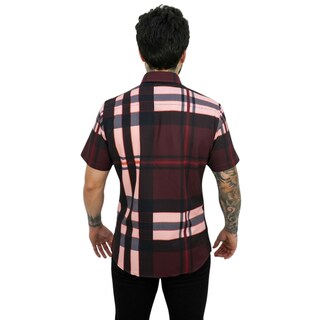 Foto 2 | Camisa Vassari Barabas 3vss01 Tinto Para Hombre