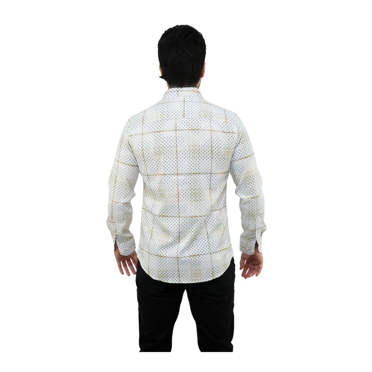 Foto 3 pulgar | Camisa Platini Para Hombre Fpl9436 Blanco