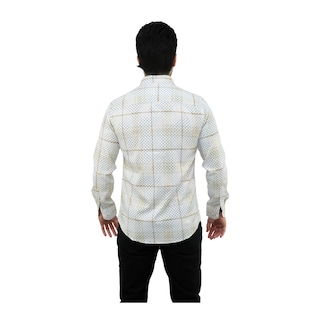 Foto 2 | Camisa Platini Para Hombre Fpl9436 Blanco
