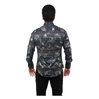 Foto 2 | Camisa Platini Para Hombre Fpl8810 Negro