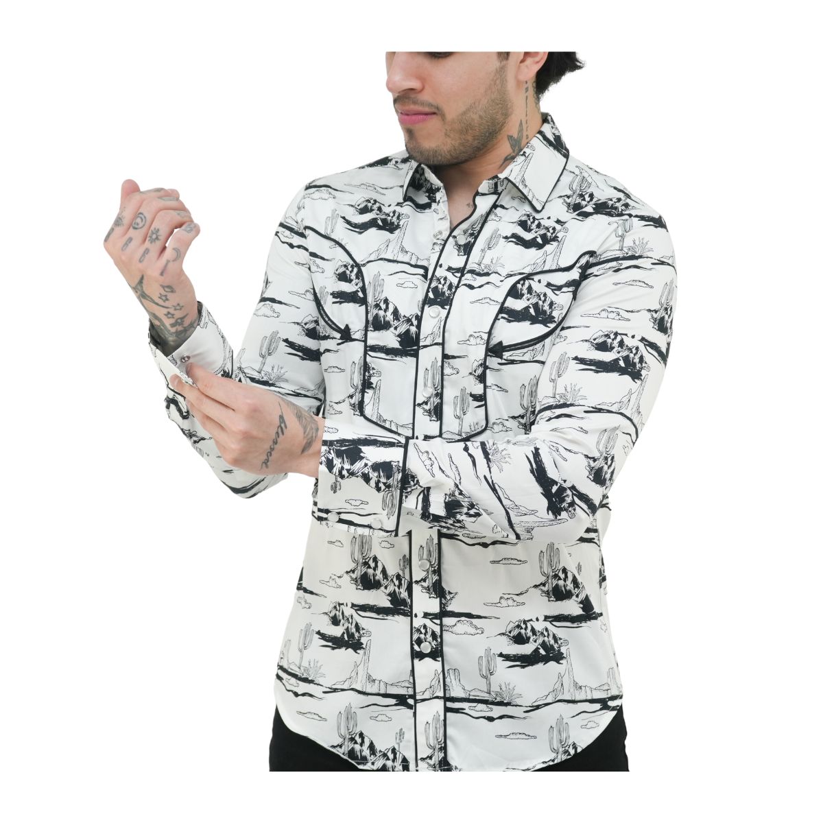 Camisa Platini Para Hombre Ecl9854 Blanco