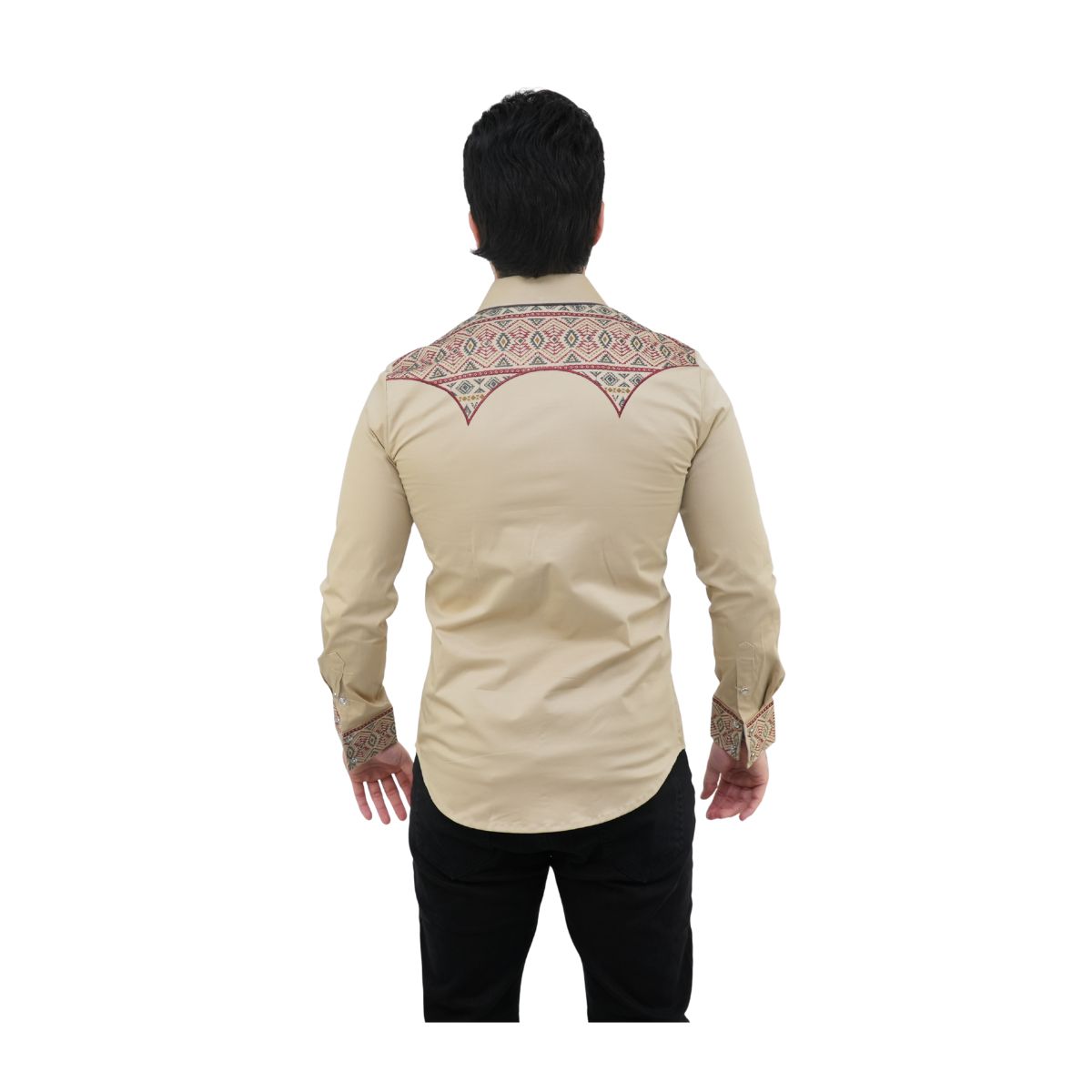Foto 3 pulgar | Camisa Platini Para Hombre Ecl9849 Marron Claro