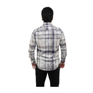 Foto 2 | Camisa Platini Para Hombre Fpl8809 Blanco
