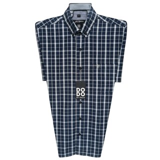 Foto 1 | Camisa Dodobypaco Cuadros Marino Gris Manga Corta