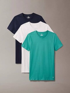 Foto 1 | Camisetas Calvin Klein Algodon Cuello Redondo Comodo 4036311 3 Pack - Original