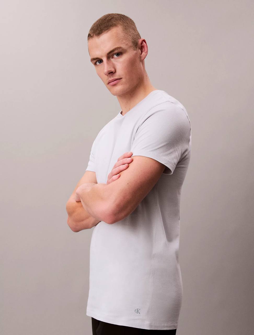 Foto 5 pulgar | Camisetas Calvin Klein Algodon Cuello Redondo Comodo 4036311 3 Pack - Original