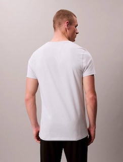 Foto 5 | Camisetas Calvin Klein Algodon Cuello Redondo Comodo 4036311 3 Pack - Original